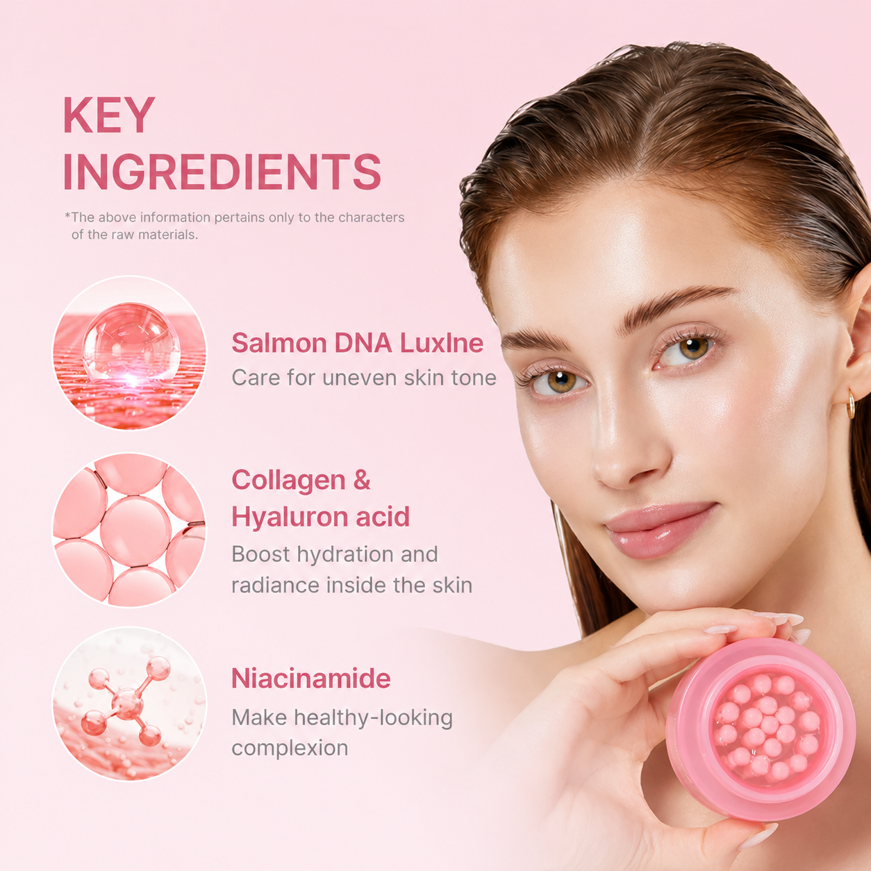 Luxlne Korean Pink Collagen Capsule Cream