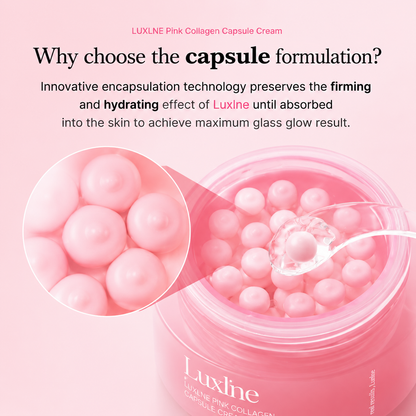 Luxlne Korean Pink Collagen Capsule Cream